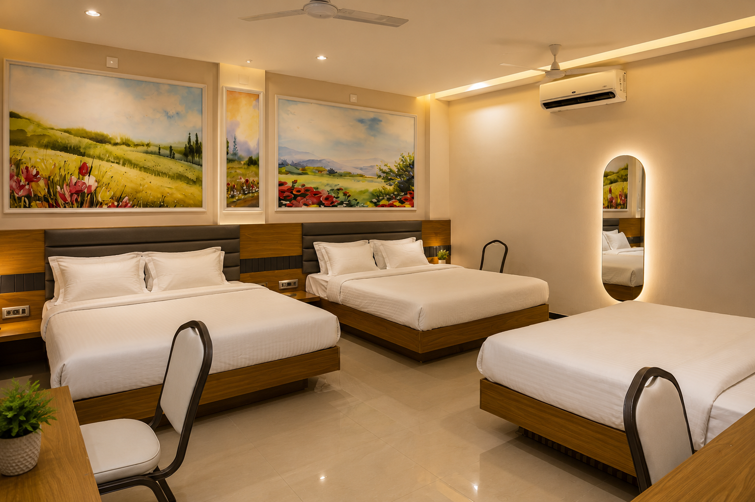 Deluxe Triple Room Interior